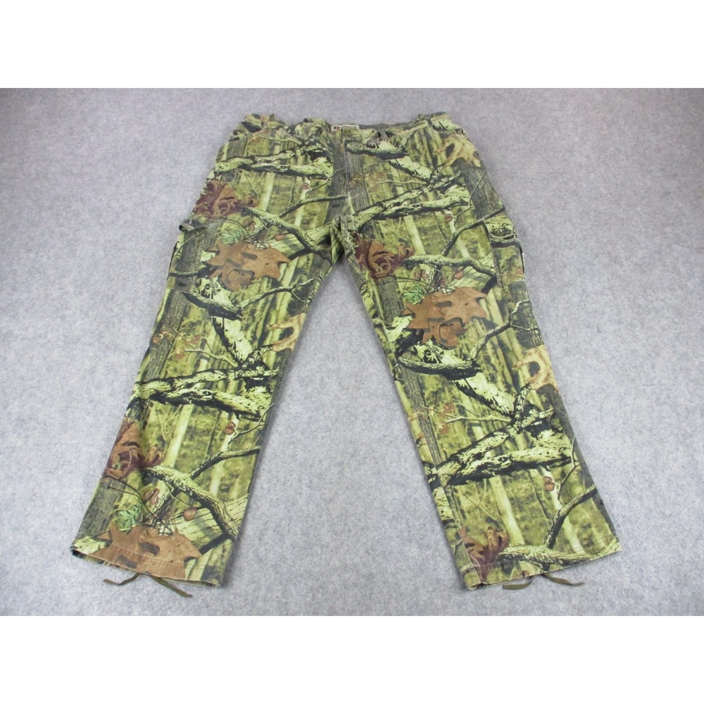Russel Outdoors Pants Mens 2XL XXL Green Mossy Oak Break Up Infinity Hunting